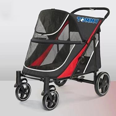 Tommy Evcil Hayvan Arabası Kırmızı 112*65*100cm Max 40kg