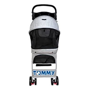 Tommy Evcil Hayvan Arabası Gri 80.5*45.5*101 Max 15kg