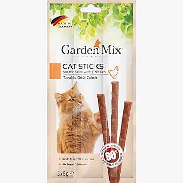 Gardenmix Tavuklu Kedi Stick Ödül 3*5g 50li