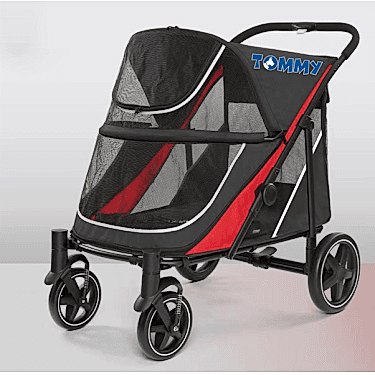 Tommy Evcil Hayvan Arabası Kırmızı 112*65*100cm Max 40kg