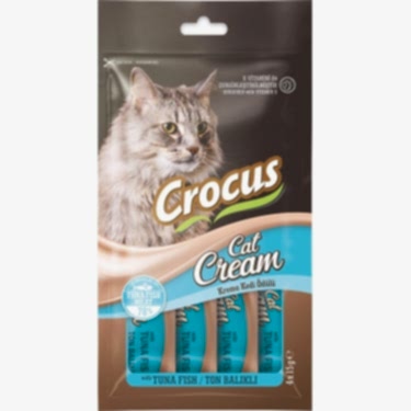 Crocus Ton Balıklı Krema Kedi Ödülü 4x15g