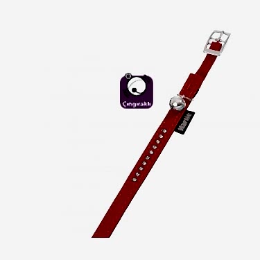 Karlıe Deri Taşlı Kedi Tasma Xs 30cm-11mm Kırmızı