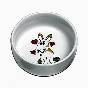 Karlıe Seramik Tavşan Mama Kabı 300ml