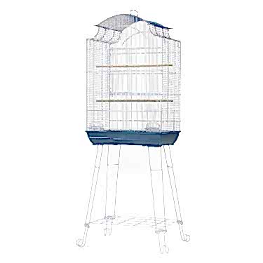 Dayang Ayaklı Renkli Kafes 61x46x143