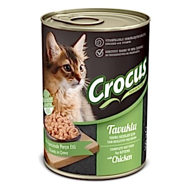 Crocus Yavru Kedi Tavuklu Yaş Mama 400g
