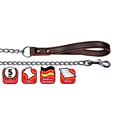 Karlıe Deri Saplı Zincir Uzatma 100cm-3mm K.rengi