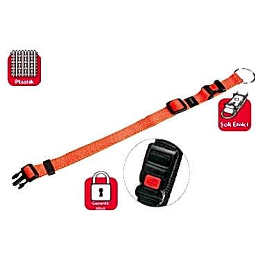 Karlıe Kilitli Boyun Tasma Xl 55-75 Cm Turuncu
