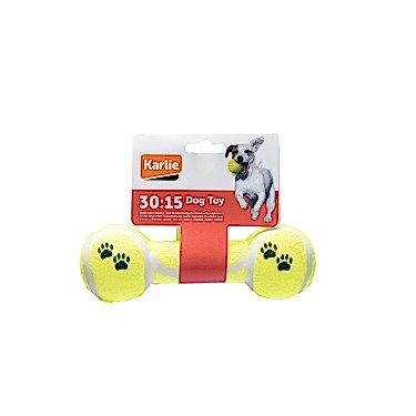 Karlıe Dumbell Şeklinde Tenis Topu Oyuncağı Sarı