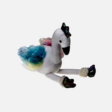 Karlıe Peluş Oyuncak Flamingo 33*18*20cm Gökkuşağı