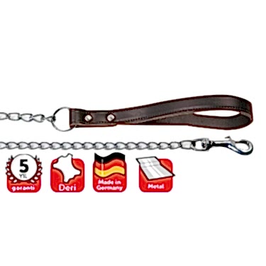 Karlıe Deri Saplı Zincir Uzatma 100cm-2mm K.rengi