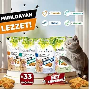 GARDEN MİX İÇİ DOLGULU KEDİ ÖDÜLÜ SET KAMPANYASI