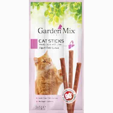 Gardenmix Ciğerli Kedi Stick Ödül 3*5g 50‘li