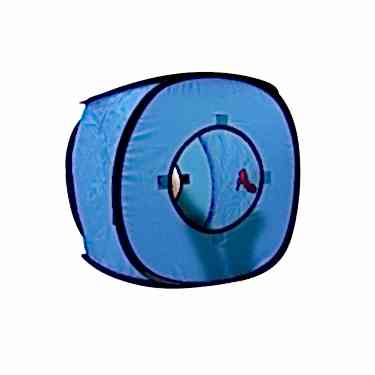 Karlıe Kedi Küp Ev 38x38x38cm Mavi