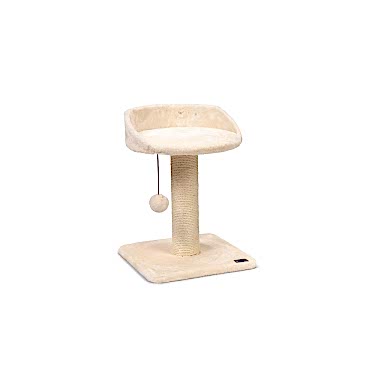 Karlıe Bej Oyuncaklı Tırmala Tahtası (35x35x50)