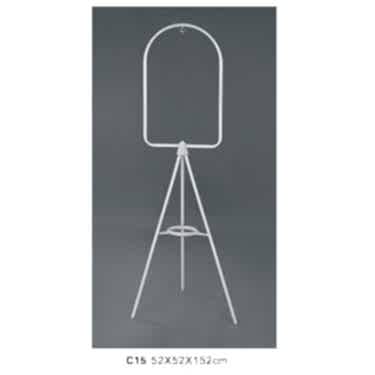 Dayang Kafes Ayaklığı 40x150cm Beyaz