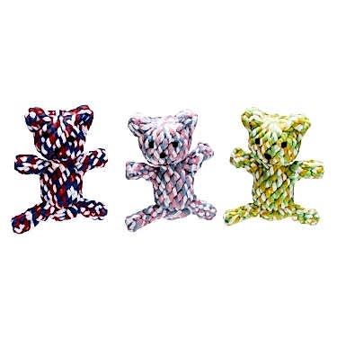 Karlıe Ayı Figürlü Çok Renkli Evcil Hayvan Oyuncak (14x3x14)