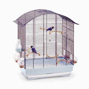 Imac Agata Üstü Açılır Kuş Kafesi Morcivert 58x33x62,5cm