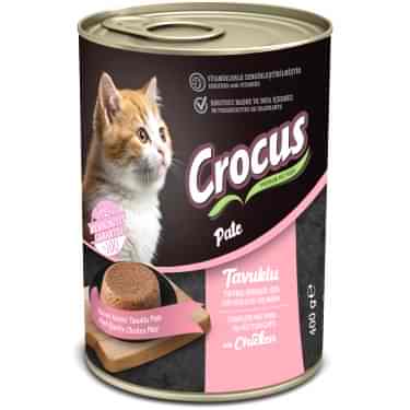 Crocus Yavru Kedi Tavuklu Pate Yaş Mama 400g