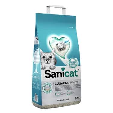 Sanicat Clumping White Kokusuz Kedi Kumu 20 L