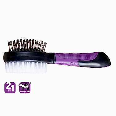 Karlıe 2 Taraflı Fırça 21x6x6 Cm Mor-siyah