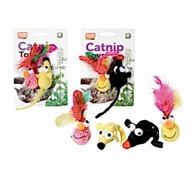 Karlıe Peluş Kedi Otlu Oyuncak Set 2li 6cm