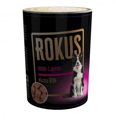 Rokus Kuzu Etli Köpek Konservesi 410g Rok240410lbadl1