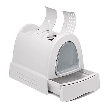 Imac Zuma Torbalı Kapalı Kedi Tuvaleti Gri 56x40x42,5cm