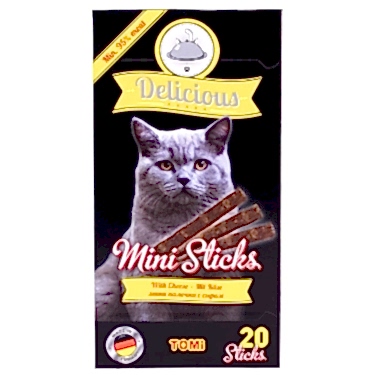 Tomi Kedi Mini Stick Peynirli 20x2gr 40gr