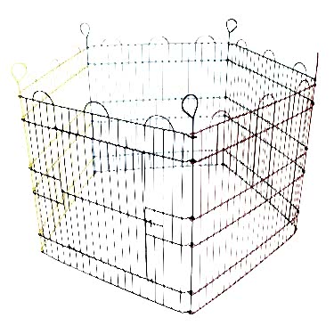 Karlıe Beşgen Küçük Hayvan Çiti 90x60cm