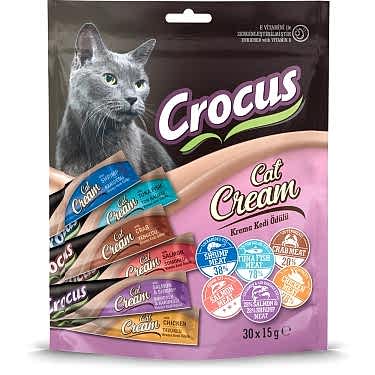 Crocus Multıpack 6 Çeşit Krema Kedi Ödülü 30x15g 7+3 KAMPANYAr