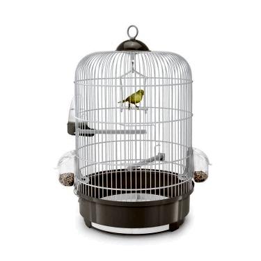 Imac Mılly Yuvarlak Kuş Kafesi Bej/beyaz 2-li 33x53cm