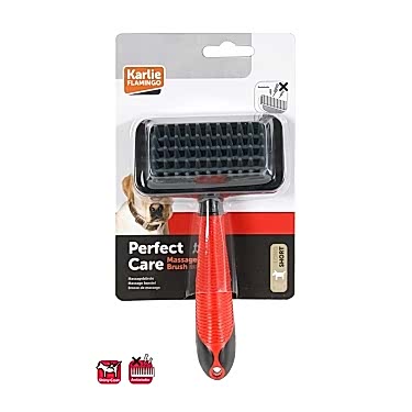 Karlıe Masaj Fırçası 18x10x4,5 Cm Kırm.-siyah