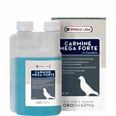Versele Laga Oropharma Carmine Mega Forte Güvercin Sıvı L-karnitin Desteği 250ml