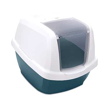 Imac Maddy Kapalı Kedi Tuvaleti Petrol Mavisi 65x47,5x47,5cm