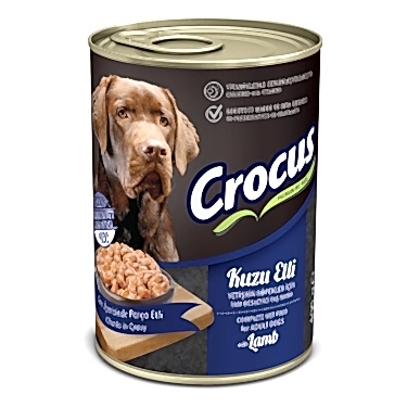 Crocus Yetişkin Köpek Kuzu Etli Yaş Mama 400g