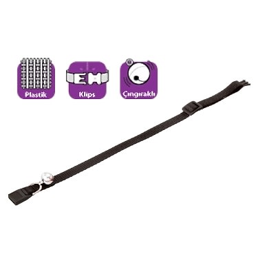 Karlıe Boyun Tasma Çıng. 30 Cm Siyah