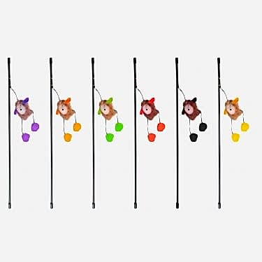 Karlıe Kedi Oltası Sesli Kirpi 50cm Karışık Renkli