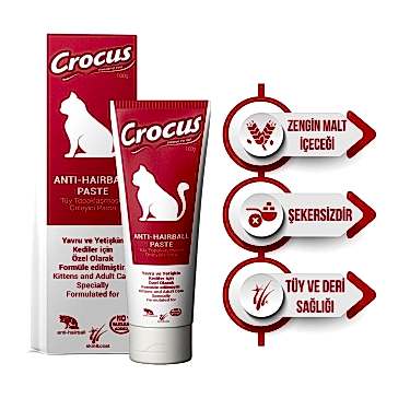 Crocus Anti Hairball Kedi Malt Macunu 100 Gram