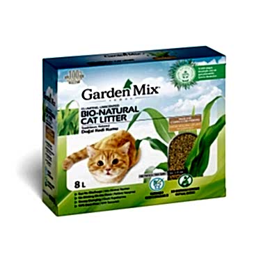 Gardenmix Topaklanan Mısır Lifli Kedi Kumu 8l