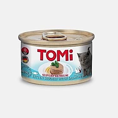 Tomi Yavru Kedi Somonlu Yaş Mama 85g