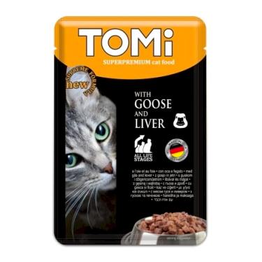 Tomi Kedi Kaz & Ciğer Pouch Mama 100gr
