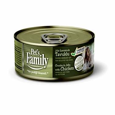 Pets Famıly Tahılsız Yav.tavuklu. Kedi Konsv 100g