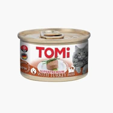 Tomi Kedi Hindi Etli Yaş Mama 85g