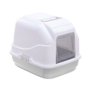 Imac My Cat Kapalı Kedi Tuvaleti Gri/beyaz 50x40x40cm