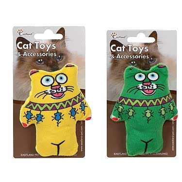 Eastland Kedi Otlu Öten Peluş Kedi 11,5cm