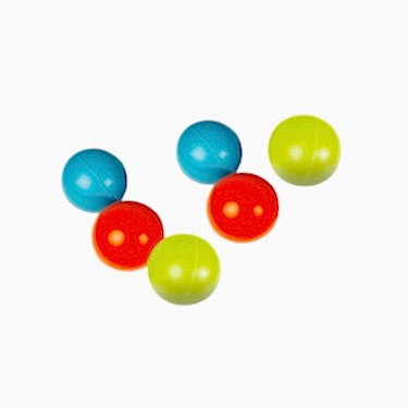 Karlıe Köpekler İçin Top Çok Renkli