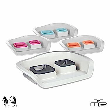 Mp Bergamo Nembo Sıçratmayan 0,3+0,25lt Mama Su Kabı