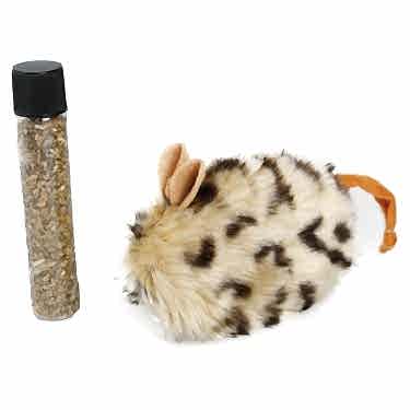 Karlıe Kedi Otlu Peluş Fare 10x4x4cm