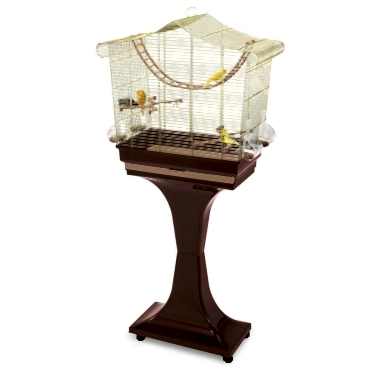 Imac Sofıa Ayaklı Kuş Kafesi Kahve/gold 62,5x33x61/132cm