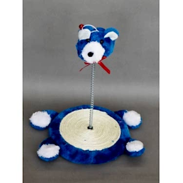 Eastland Yaylı Tırmalamalı Peluş Ayıcık Kedi Oyuncağı 26 Cm